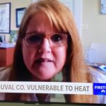 Grubba interviewed on First Coast News about extreme heat.