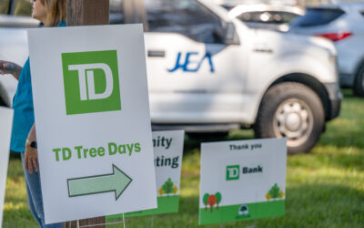 TD Bank and Greenscape Plant Trees in Mallison Park